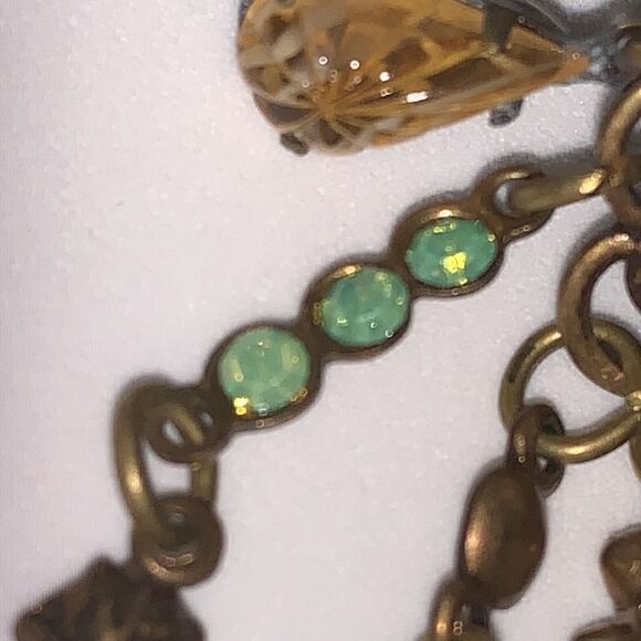 Banana Bob vintage Victorian Rose chandelier earrings 2.5” pierced - Picture 8 of 13